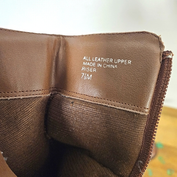 Karen Scott Women's Leather Ankle Boots Size 7.6 - Picture 15 of 16